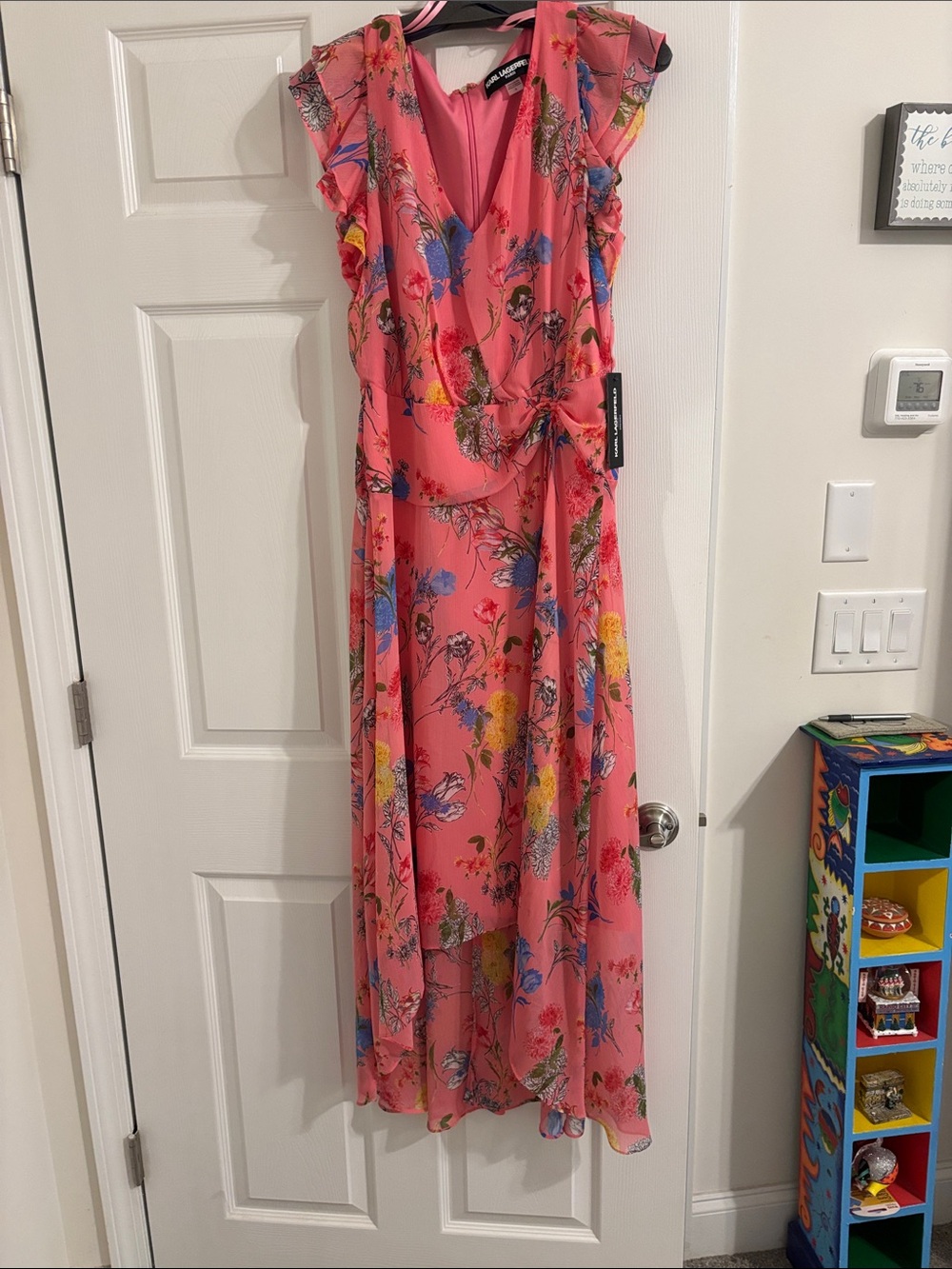 Floral print High Lo Dress
